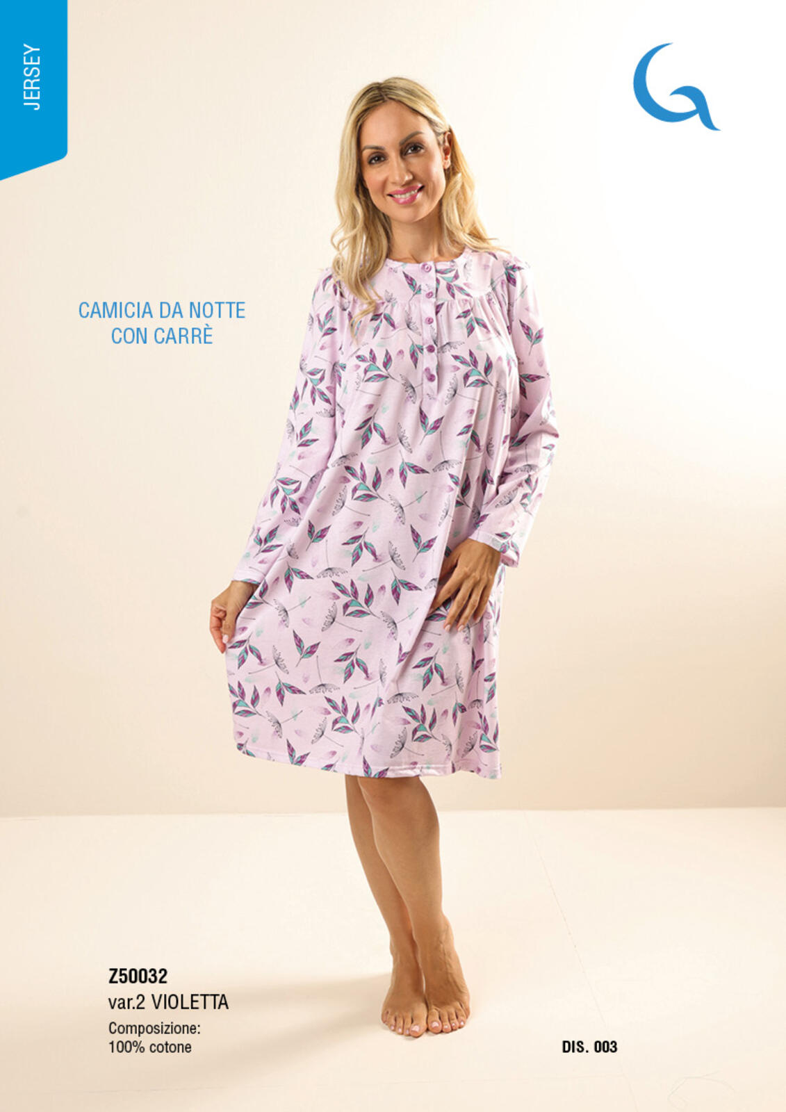CAMICIA NOTTE M/L DONNA Z50032 Tellini S.r.l. Ingrosso Abbigliamento
